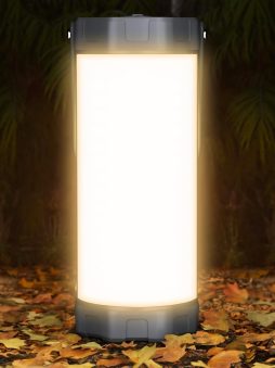 Glocusent Camping Lantern Rechargeable, Up to 80Hrs, 5000mAh 106 LED Lantern with 5 Brightness 3 Modes & SOS, IP68 Waterproof, Max 1200LM, Camping Light for Power Outages Hiking Emergency Hurricane